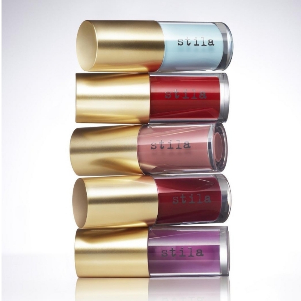 Stardust Stila Heaven's Dew Gel Lip Oil Gold Luster Brand New In Box Full Size - Picture 7 of 8